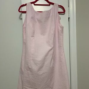 Pink Seersucker Dress